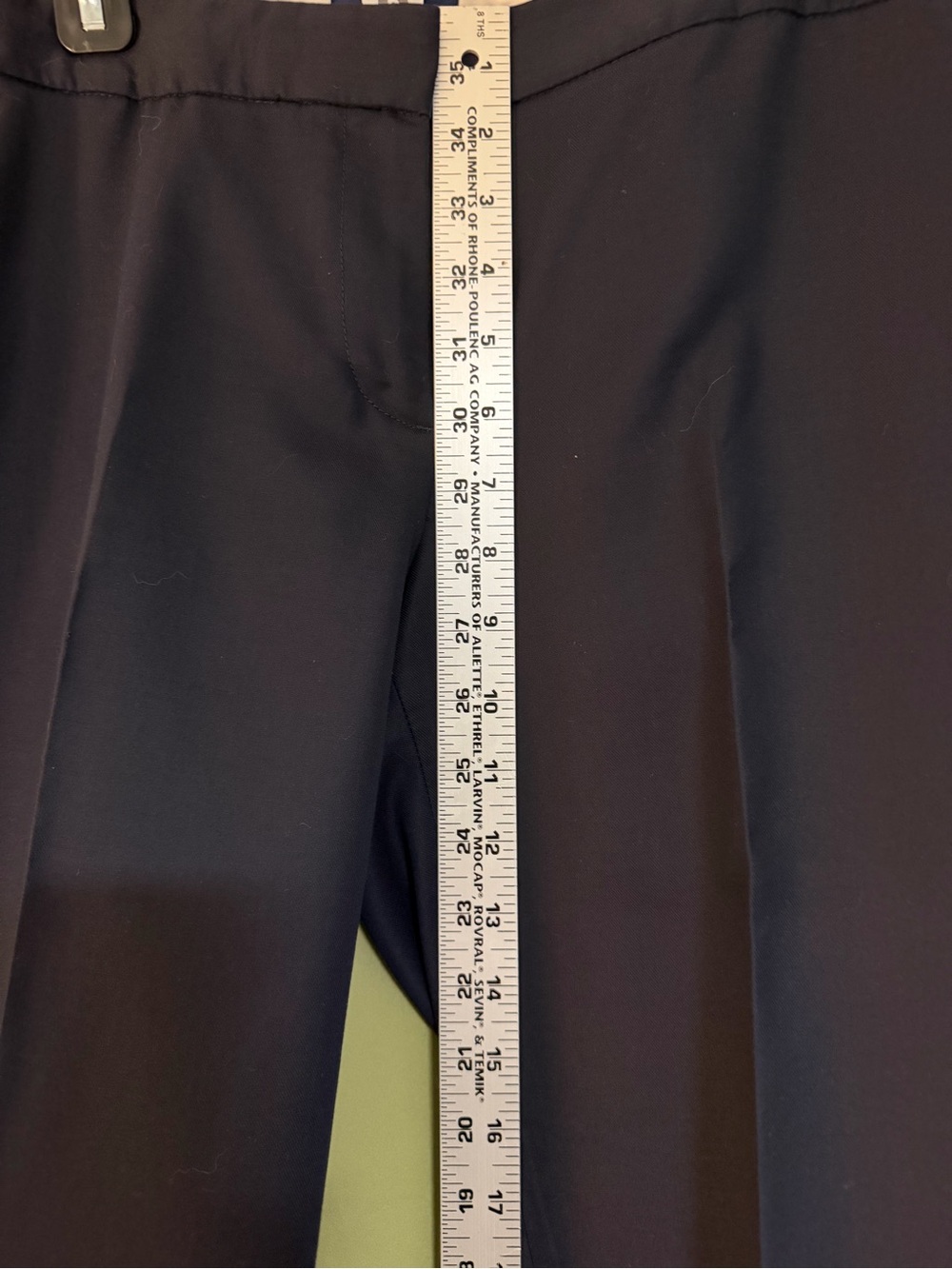 J. Crew city fit Navy Boot-Cut Dress Pants - Picture 3 of 5